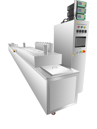 中型全自动超声波清洗烘干机